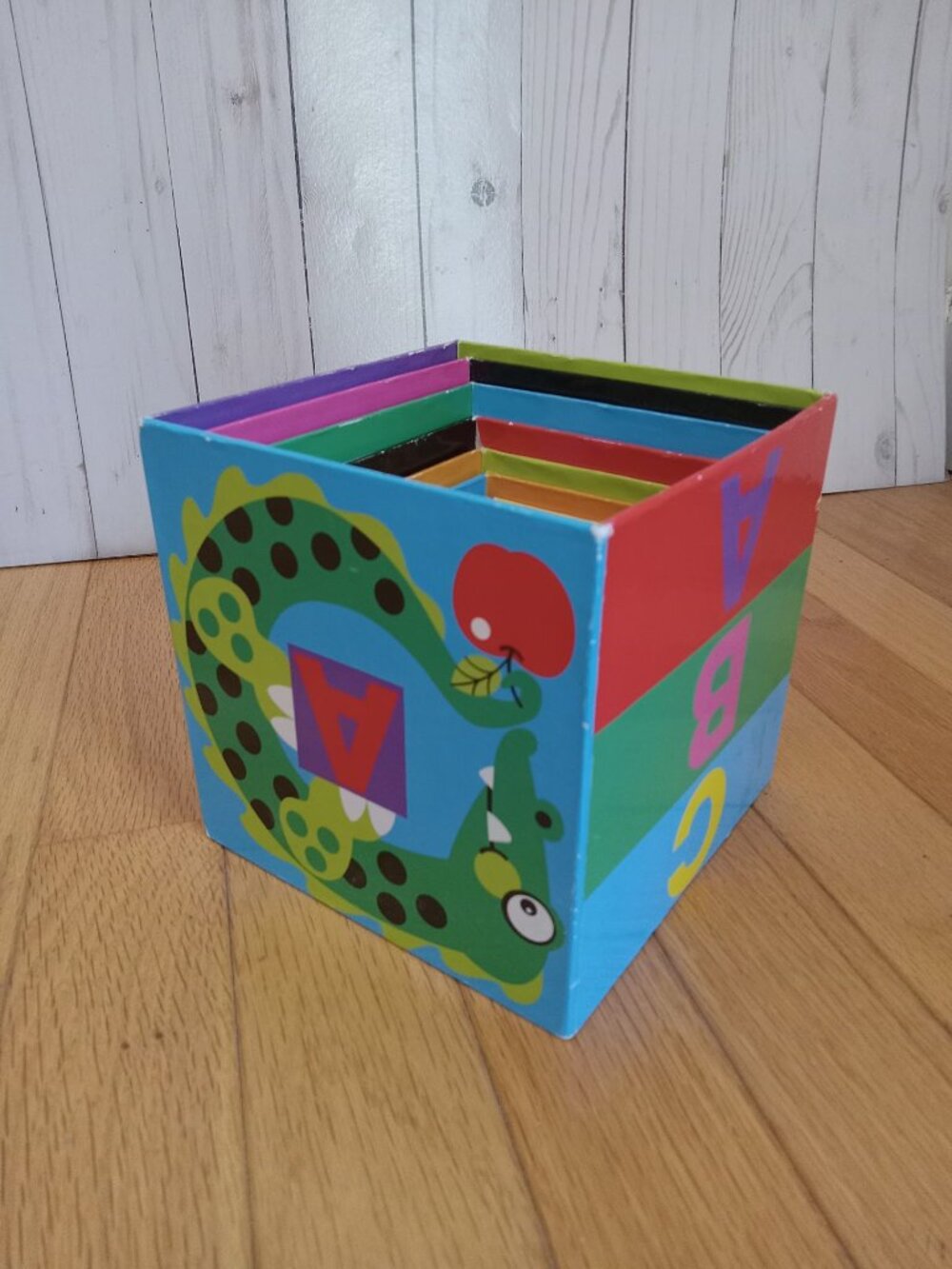ABC Stacking Blocks Made from Cardboard